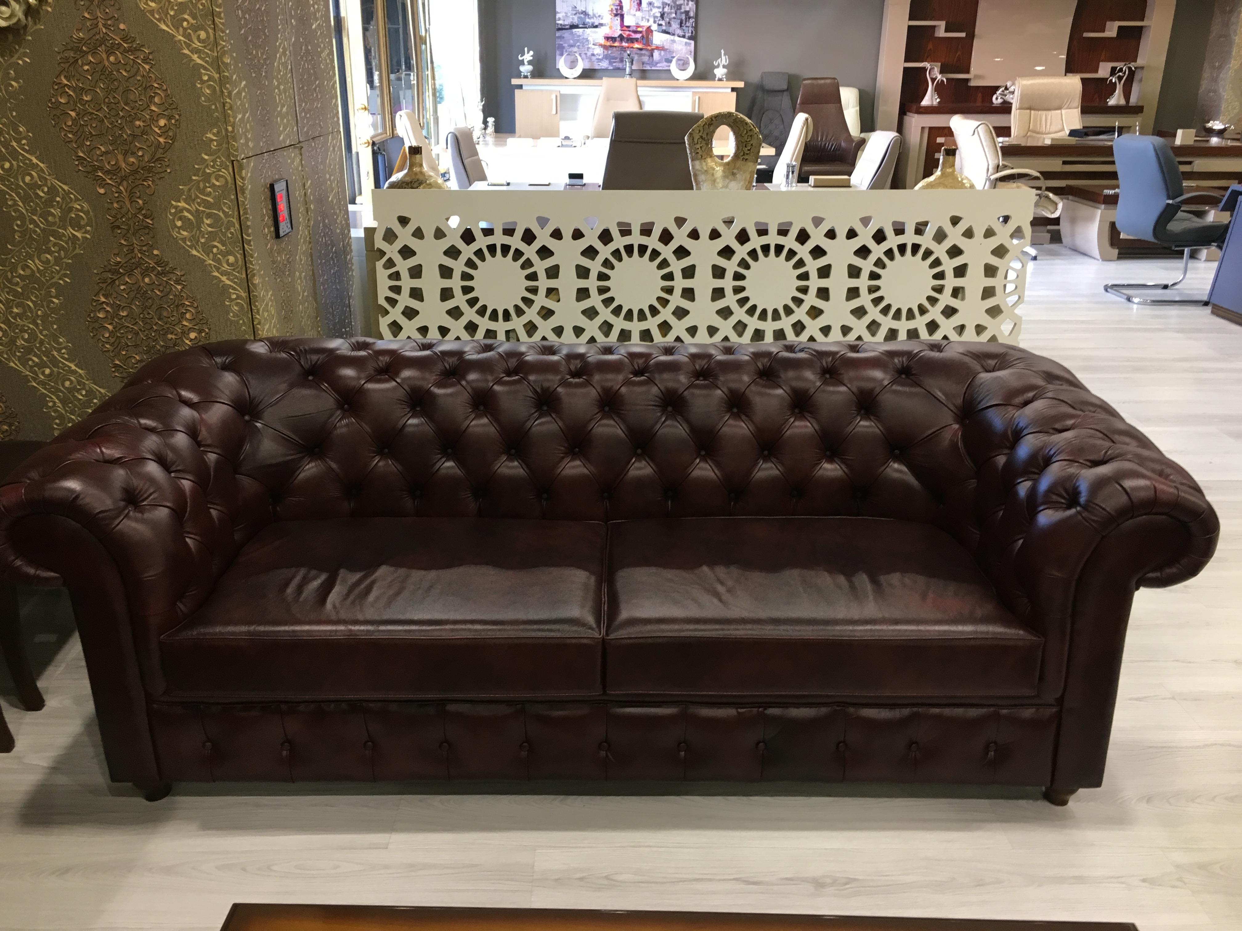 CHESTER ÜÇLÜ KANEPE